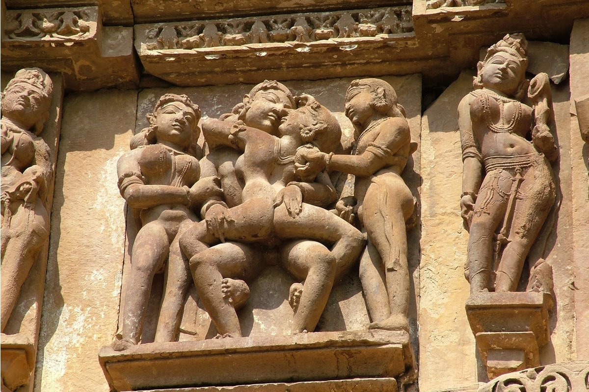sculptures de Khajuraho - kamasutra